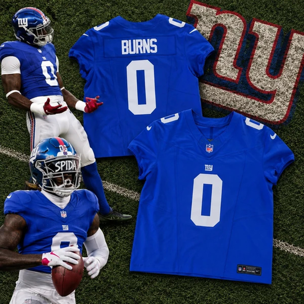 New York Giants Brian Burns Nike Vapor F.U.S.E. Elite Auth. Jersey Sz 48 XL NWOT